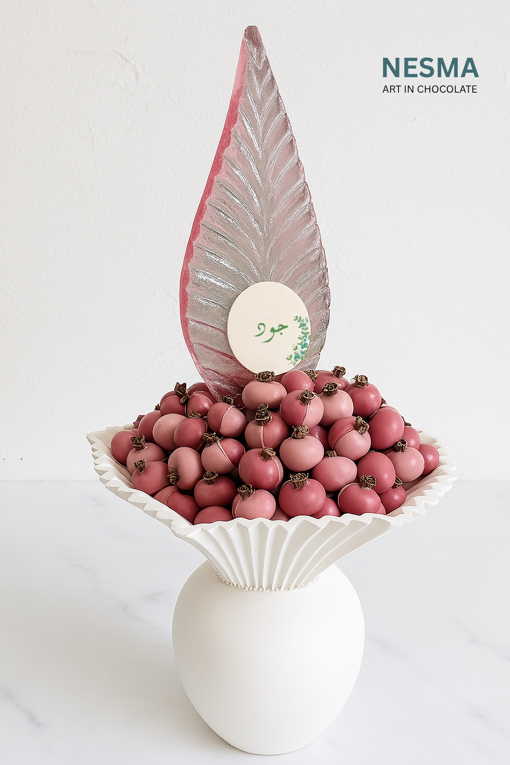 Baby Girl Ceramic Chocolate Tray