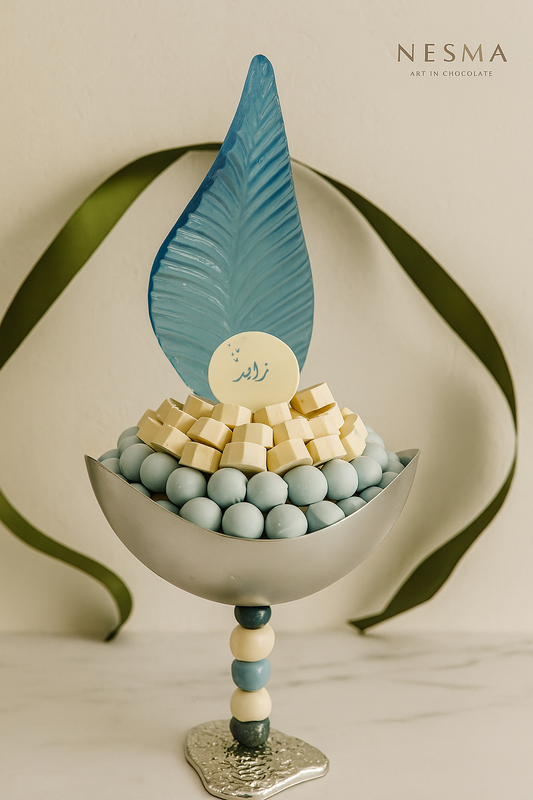 Baby Boy Chocolate Tray Traffel Cheesecake